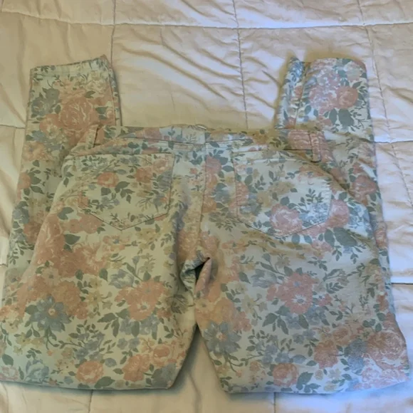 Delia floral skinny stretchy jeans size 9/10 - Picture 12 of 12